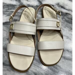 Cole Haan Women’s Flat Ivory Sandals Size 11B Made in India